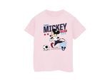 Disney Jongens Mickey Mouse Team Mickey Voetbal T-shirt (Baby Roze)