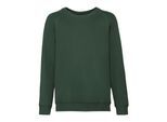 Fruit of the Loom Klassiek Raglan Sweatshirt voor kinderen/Kinderen (Fles groen)