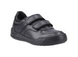 Hush Puppies Sully Leren Zwarte Schoenen Voor Jongens
