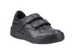 Hush Puppies Sully Leren Zwarte Schoenen Voor Jongens