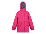 Regatta Waterdicht kinderjack Ballina Stripe (Pop/Navy/Wit)