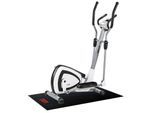 Motive Fitness by U.N.O. Crosstrainer CT 1000 weiß/schwarz mit Schutzmatte