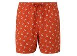 Regatta Heren Loras Palm Zwemshort (Klaproos Rood)