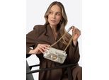Wittchen dames mini crossbody tas in glanzend goud eco-leer