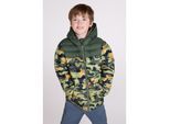Mountain Warehouse Kinder/Kinder Seizoenen Watercolour Gewatteerde Jas (Donkere Khaki)