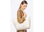 Wittchen Dames shopper van zacht eco-leer crème eco-leer