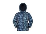 Mountain Warehouse Gewatteerde jas met imitatiebont voor kinderen/kinders (Donkerblauw)