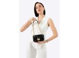 Wittchen Dames Mini Crossbody Tas in Glanzend Eco-Leer Zwart