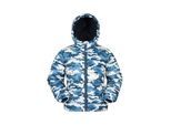 Mountain Warehouse Gewatteerde jas met imitatiebont voor kinderen/kinders (Blauw)