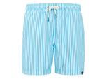Regatta Heren Loras Gestreepte Zwemshort (Waterman Blauw)