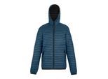 Regatta Heren Rigain gewatteerde jas (Maanlicht denim/zwart)