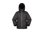 Mountain Warehouse Robin Borg gevoerd waterafstotend jack voor kinderen/kids (Zwart)