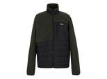 Regatta Heren Frankie Borg Full Zip Hybride Jas (Zwart/Donkere Khaki)