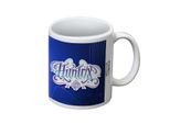 K-Pop Demon Hunters Huntrix Logo 325ml Mok (Wit/Blauw)