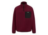 Regatta Heren Frankie Half Zip Fleece Top (Donker kastanjebruin)