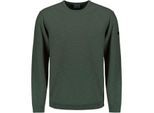 No Excess Pullover crewneck garment dyed + st dark steel