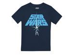 Star Wars Kinderen/Kinderen Lightsaber Logo T-Shirt (Marine)