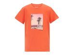 Regatta Kinderen Bosley Palmboom T-Shirt (Roestig Oranje)