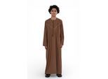 Kinderen jongens Eid Camel Brown Marokkaanse Thobe Robe Djellaba Ramadan Eid Jubba- K-HM10