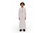 Kinderen jongens Ramadan witte Marokkaanse Thobe gewaad Emirati Eid Jubba-TT-003