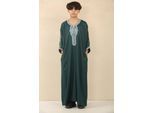 Kinderjongens groene Marokkaanse Thobe Jubba Robe Eid Djellaba Gandoura