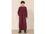 Rode Thobe voor jongens, Emirati Jubba, islamitische kleding, kaftan, Eid-kwastjes