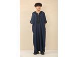 Kinderjongens blauwe Marokkaanse Thobe Djellaba Jubba Robe Eid