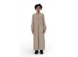 Kinderen Jongens Ramadan Beige Marokkaanse Jubba Robe Djellaba Eid Thobe - K-TT-006