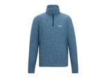 Regatta Heren Thompson Marl Half Zip Fleecejack (China Blauw)