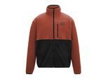 Regatta Heren Frankie Colour Block Full Zip Fleecejack (Baksteen rood/zwart)