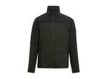 Regatta Highton Fleece Volledige Rits Midlayer voor Heren (Donker Khaki/Zwart)