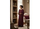 Kinderen jongens rode Marokkaanse Thobe Jubba Robe Eid Djellaba Gandoura LFS-K-HM62