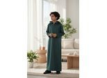 Kinderen Jongens Groene Capuchon Eid Marokkaanse Jubba Gewaad Ramadan Eid Thobe LFS - K-HM12