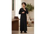 Kinderen jongens zwart Ramadan Marokkaanse Jubba gewaad Djellaba Kaftan Eid Thobe LFS-K-TT-006