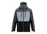 Regatta Kinderen Highton Monochrome Waterdichte Jas (Zegelgrijs/Bewolkt Grijs/Zwart)