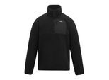 Regatta Heren Frankie Kwart Rits Fleece (Zwart)