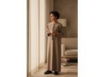 Kinderen jongens Beige Eid Marokkaanse Jubba Robe Djellaba Ramadan Eid Thobe LFS- K-HM11