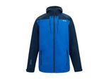 Regatta Heren Calderdale Kleurblok Waterdichte Jas (Olympisch Blauw/Marineblauw)