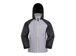 Mountain Warehouse Torrent II Waterdichte Jas voor kinderen/Kinderen (Lichtgrijs)