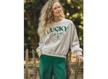 Looxs Revolution Lxs pantalon wide leg clover green voor dames in de kleur