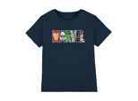 Marvel Kinderen/Kinderfiguurgezichten T-Shirt (Marine)