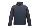 Regatta Heren Ablaze Afdrukbaar Softshell-jasje (Marine / Frans Blauw)