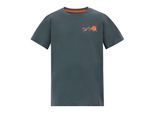 Regatta Bosley Berglandschap rug T-shirt voor kinderen/Kinderen (Donkere storm)
