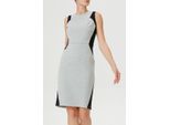 Kleurblok bodycon korte jurk