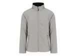 Regatta Heren Ascender Effen Dubbellaags Soft Shell Jas (Mineraalgrijs/zwart)