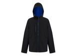 Regatta Heren Navigate 2 Layer Soft Shell Jas (Zwart/Nieuw Royal)