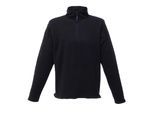 Regatta Heren Micro Zip Neck Fleece Top (170 GSM) (Zwart)