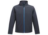Regatta Opmerkelijk Heren Ablaze Afdrukbaar Softshell-jasje (Marine / Frans Blauw)