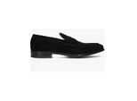 Giorgio 50504 suède zwarte kleur loafer met rubber zool
