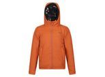 Regatta Kinder/Kinder Kyrell Camo Omkeerbaar Jasje (Gebrand Koper/Zwart)